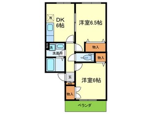 ﾌｧﾐｰﾕ辰巳A棟B棟の物件間取画像